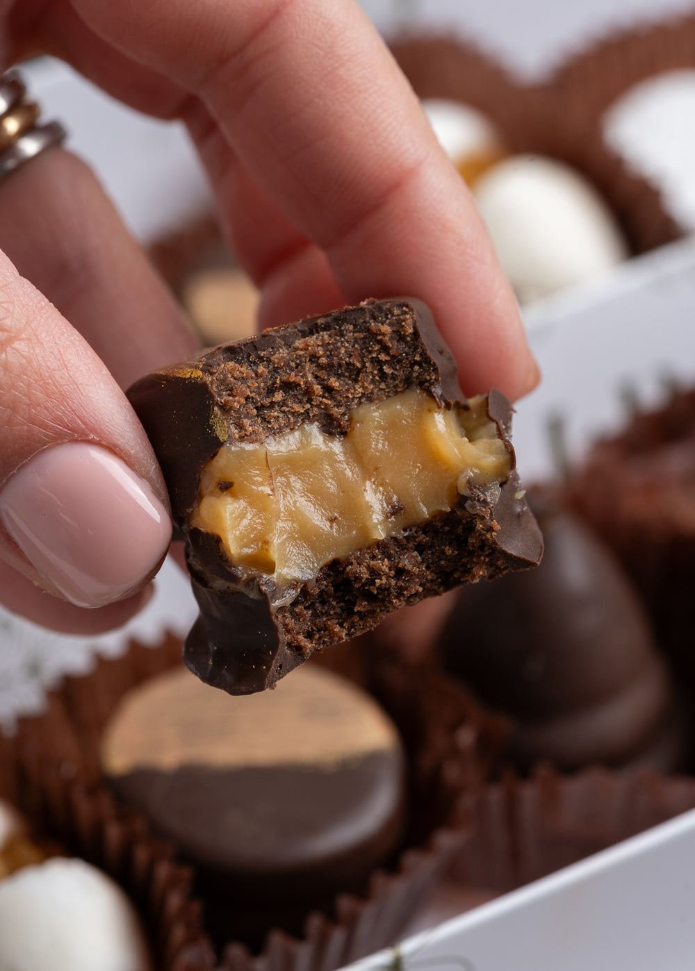 Alfajor de chocolate