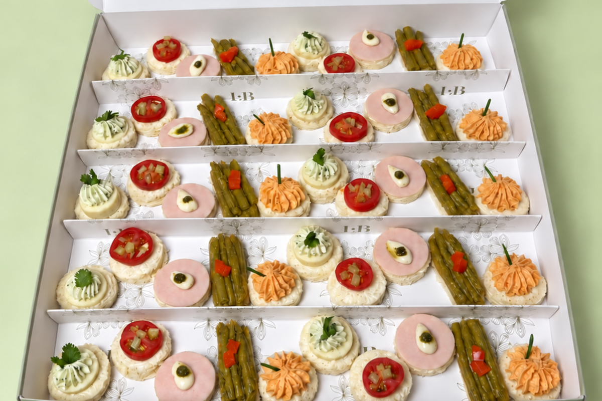 Canapés clásicos — 50 unidades