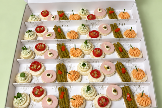 Canapés clásicos — 50 unidades