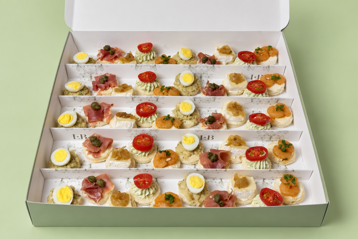 Canapés premium — 50 unidades