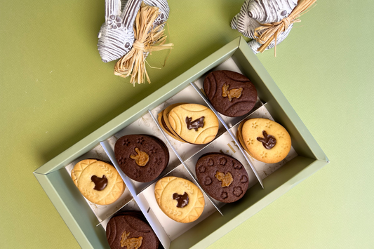 Galletas de vainilla - nutella y chocolate - manjar