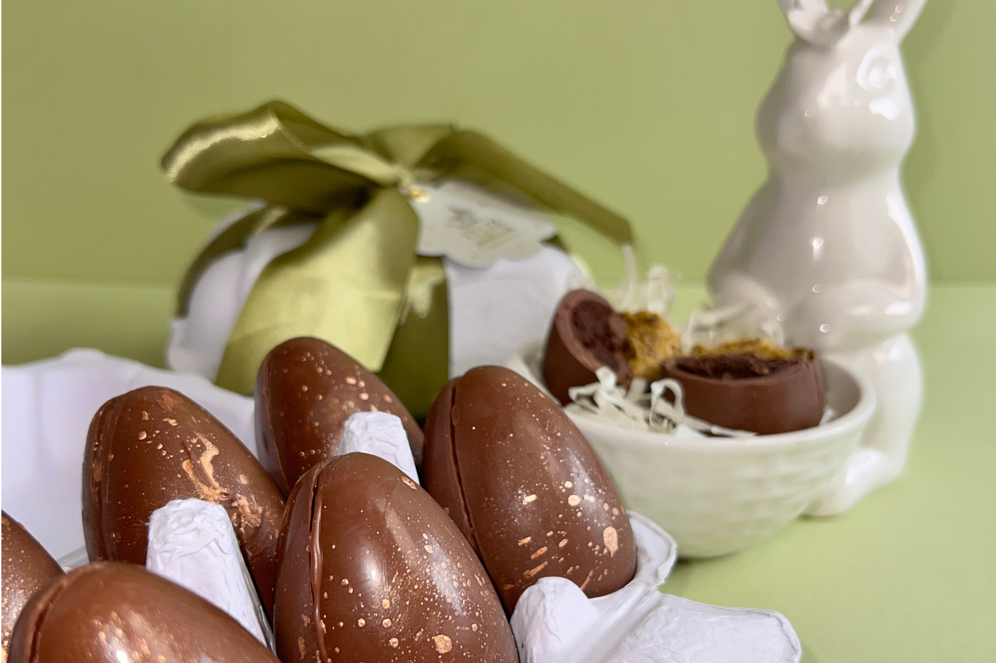 Huevos de chocolate rellenos