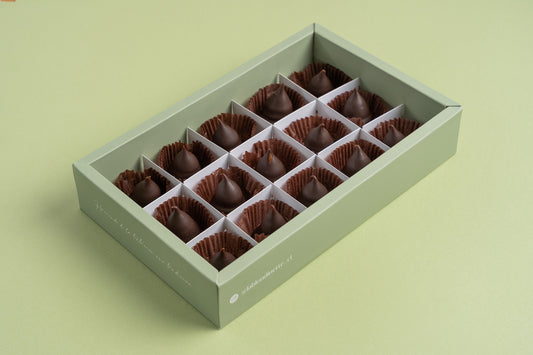 Volcanes de chocolate y dulce de leche